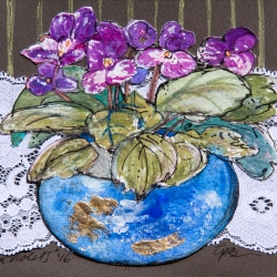 African Violets, 2016 (Copyright Treld Pelkey Bicknell)