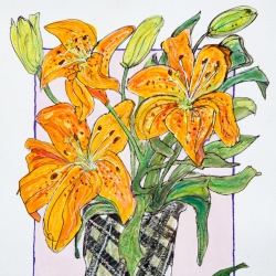 Asiatic Lillies, 2016 (Copyright Treld Pelkey Bicknell)