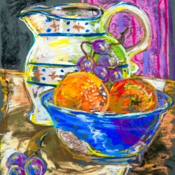 Blue Fruit Bowl, 2016 (Copyright Treld Pelkey Bicknell)